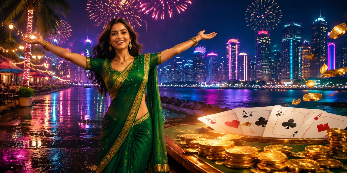 A lively Pune city slot game with colorful saree character